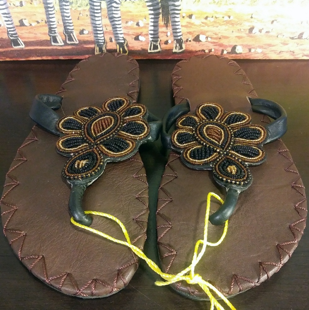 Women's Size 9.5 Leather Sandles